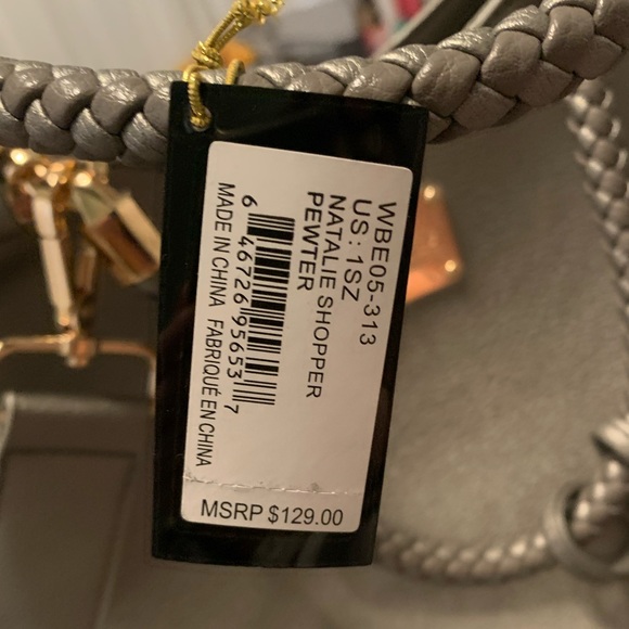 BEBE Medium Gold and Gray Bag - Picture 7 of 7